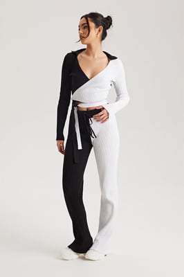 Colour Block Trousers