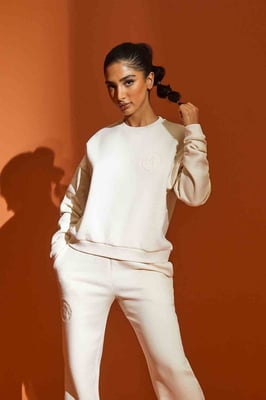 Recycled Ecru Chamonix Sweatshirt