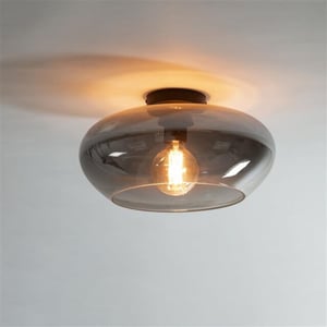 Hoyz plafondlamp elevate glass smoke grey glas