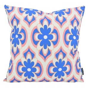 Gek op kussens! Pink blue bloom | 45 x 45 cm | kussenhoes | katoen/polyester