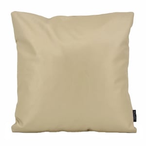 NOVÉE Metallic champagne | 45 x 45 cm | kussenhoes | pvc / pu leder