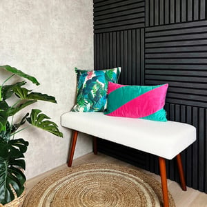 NOVÉE Velvet swirl groen/roze | 30 x 50 cm | kussenhoes | fluweel/polyester