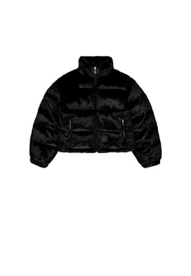 Fur Puffer Winter Jacket Women
