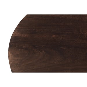 Livingfurn salontafel salvator walnut oval 120 mangohout