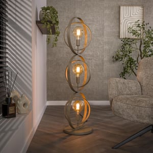 Hoyz vloerlamp turn around 3-lichts -