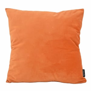Gek op kussens! Velvet oranje | 45 x 45 cm | kussenhoes | polyester