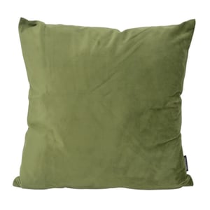 Gek op kussens! Velvet olijf | 45 x 45 cm | kussenhoes | polyester