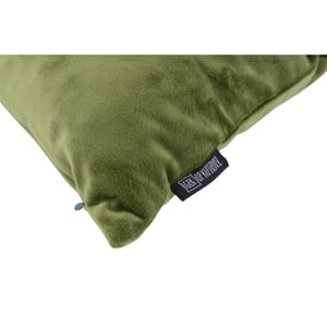 Gek op kussens! Velvet olijf | 45 x 45 cm | kussenhoes | polyester
