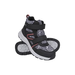 Mountain Warehouse Jupiter Adaptieve Wandelschoenen met luipaardprint voor kinderen/Kinderen (Monochroom)