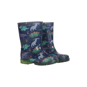 Mountain Warehouse Kinder/Kinder Splash Unicorn en Regenboog Lichtgevende Wellington Laarzen (Marine)