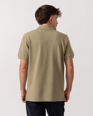 Short Sleeved Polo in Sage Green