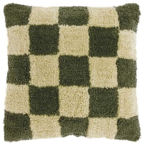 Unique Living sierkussen ziva winter green -45x45cm