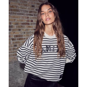 Haute L'Amitié Sweat hl10441 stripe