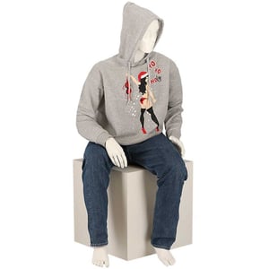 Apollo Heren foute kersttrui hoodie foute kerst print