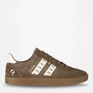 Q1905 Sneaker platinum middenbruin/offwhite/gum