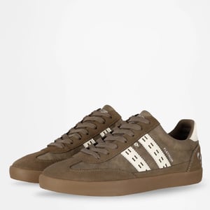 Q1905 Sneaker platinum middenbruin/offwhite/gum
