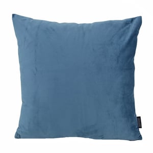 Gek op kussens! Velvet blauw | 45 x 45 cm | kussenhoes | polyester