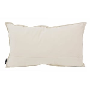 NOVÉE Embossed cream | 30 x 50 cm | kussenhoes | pu leder