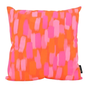 Gek op kussens! Sierkussen pink orange spots | 45 x 45 cm | katoen/polyester