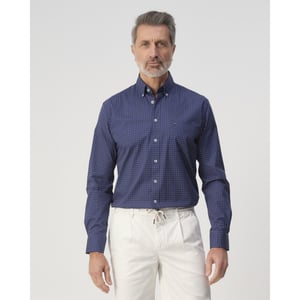 Campbell Casual overhemd donker