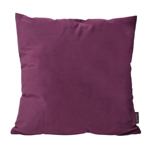 Gek op kussens! Velvet aubergine | 45 x 45 cm | kussenhoes | polyester