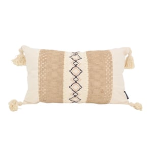 NOVÉE Sierkussen iza jute | 30 x 50 cm | katoen/jute