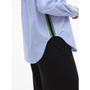 Vila vidoja ls striped tape shirt 14111986 blazer