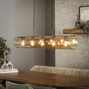 Hoyz hanglamp 5l tube amber glas artic