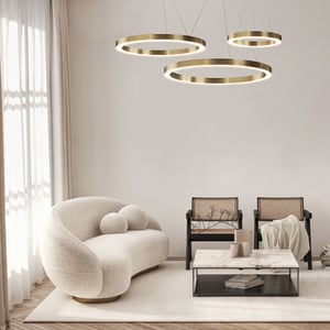 Maytoni hanglamp saturno messing Ø80