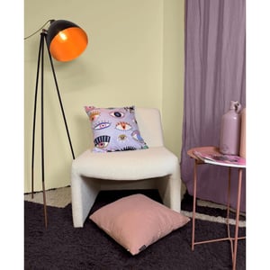 Gek op kussens! Colorful eyes lila | 45 x 45 cm | kussenhoes | katoen/polyester