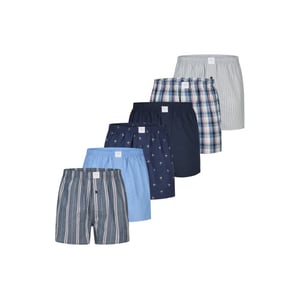 MG-1 Wijde boxershorts heren 6-pack multipack d600 multicolor