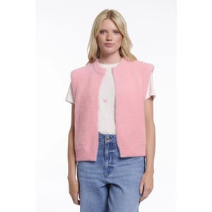 Rino & Pelle Elona.5002621 rino&pelle short waistcoat cotton candy