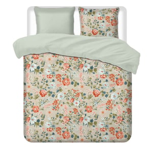 Terschellinger Wolweelde Luxueuze terschellinger flanellen winter dekbedovertrekset – veldbloemen vintage