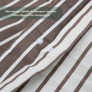 Terschellinger Wolweelde Luxueuze terschellinger flanellen winter dekbedovertrekset – warm zandbeige