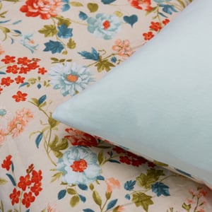 Terschellinger Wolweelde Luxueuze terschellinger flanellen winter dekbedovertrekset – veldbloemen vintage