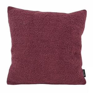 Gek op kussens! Teddy burgundy | 45 x 45 cm | kussenhoes | polyester