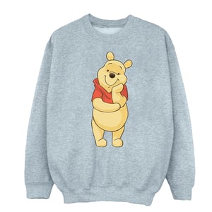 Disney Meisjes Winnie De Poeh Schattig Sweatshirt (Sportgrijs)