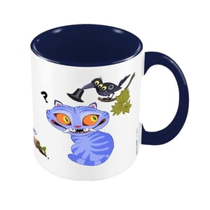 K-Pop Demon Hunters Tvåfärgad Derpy Tiger Mug (Marin/Vit/Blå)