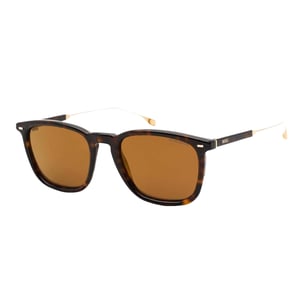 Hugo Boss Rechthoekige zonnebril heren (Havana Bruin)