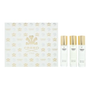 Creed Aventus Eau de Parfum 10ml, Green Irish Tweed Eau de Parfum 10ml, Silver Mountain Water Eau de Parfum 10ml Gift Set