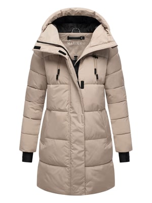Marikoo dames winterjas met capuchon & fleecevoering – Kaituu