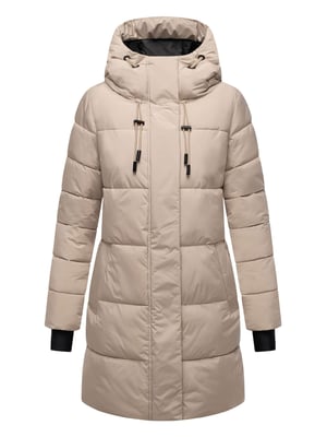Marikoo dames winterjas met capuchon & fleecevoering – Kaituu