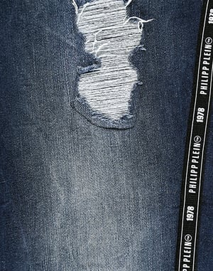 Denim Trousers Skull