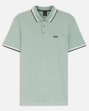 Paddy Polo Shirt in Sage Green