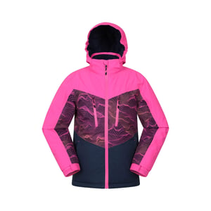 Mountain Warehouse Kinder/Kinder Storm II Extreme Galaxy Ombre Ski Jas (Donkerroze)