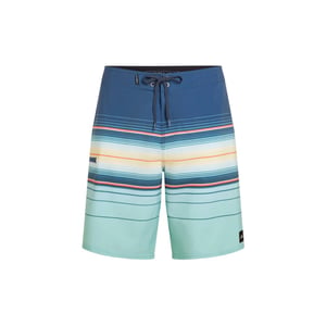 O'Neill Heren boardshort lang zwemshort hyperfreak heat stripe 21" donkerblauw/blauw gestreept