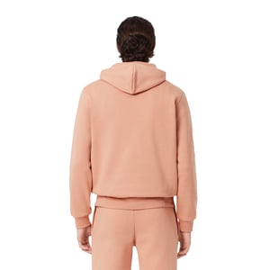 Lacoste Heren Organic Cotton Fleece Hoodie (Oranje)