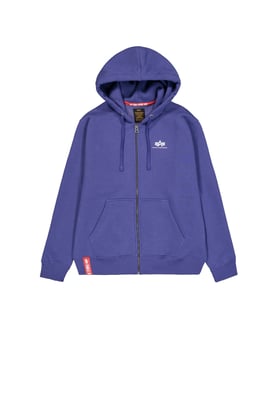 Basic Small Logo Zip Hoodie