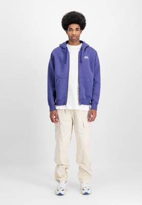 Basic Small Logo Zip Hoodie