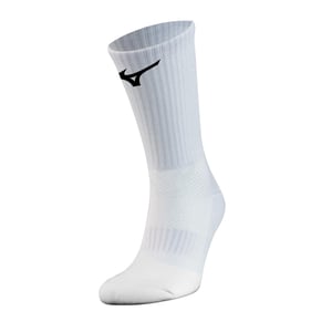 Mizuno Unisex Adult Crew Socks (Pack of 3) (White)